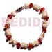 Coco Bracelets Mosaic Luhuanus W/ Red Corals Combi & Glass Beads
