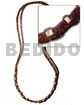 Agsam Jewelry Ethnic Native Agsam Necklace Bracelets Vine Jewelry Rings Philippines Wet and Wear Agsam Necklace W/ White Clam