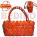 Native Bags Orange Coco Flowers W/ Inner Lining