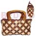 Native Bags Coco Flower Bag/ Medium/ 10x 2 1/2x 7 In/ Handle 4 In.