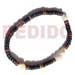 Shell Bangles Black 4-5 Coco Pokalet W/ 4-5 Pklt Tiger And Nassa Alt.