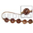 Philippine Belts Macrame Belt Weaven Woven Shell Beads Coco Beads Strands Components Jewelry Round 35mm Cowrie Tiger Shell W/ Buri Pokalet Seeds & Wax Cord