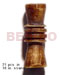 Bone Horn Beads Components Natural Bone Tube W/ Groove 19mmx8mm / 21 Pcs. In 16in. Strand