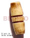 Bone Horn Beads Components Natural Bone Tube W/ Groove 19mmx8mm / 21 Pcs. In 16in. Strand