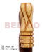 Bone Horn Beads Components Natural Bone Tube W/ Groove 19mmx8mm / 21 Pcs. In 16in. Strand