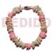 Shell Bracelets Melo Chips W/ White Rose Combi