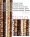 Coco Beads Strands Coco Components 2-3mm Coco Pokalet Bleach