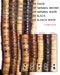 Coco Beads Strands Coco Components 7-8mm Coco Heishe Natural White