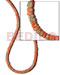 Coco Beads Splashing 4-5mm Coco Pklt. Orange W/ Splashing