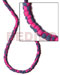 Coco Beads Splashing 4-5mm Coco Pklt. Bright Pink W/ Splashing