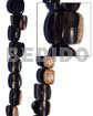 Ebony Beads Black Tiger Camagong Beads Tiger Camagong Crazy Cut 20mmx15mm