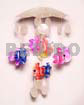Capiz Shell Chandeliers Capis Shell Musical Chimes Wind Chimes Handmade Natural Sea Shells Umbrella 8 Petals W/ Micromini Fish & 1