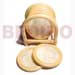 Gifts and Decorative Items Capiz Glass Coaster W/ Rattan Casing