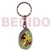 KeyChains Key Chains Sigay W/ Laminated Seahells / Can Be Personalized W/ Text Inside