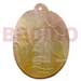 Coco Pendants 45mm Oval Mop W/ Bird Design