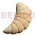 Shell Pendants 35mm Natural White Bone W/ Groove