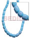 Seeds Beads Buri Tube W/out Skin - Aqua Blue