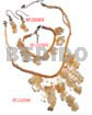 Natural Set Jewelry - Philippine made Natural Set Jewelry Necklace Bracelets Earrings made of Shell Wood Coco. Set Jewelry/ Ordered Individually As Per Item Code / Image For Reference Only/ All Items Can Be Ordered W/ Any Customized Set Jewelry