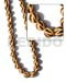 Wood Beads Wooden Components Jewelry 15mm Nat. Wood Round Beads W/ Burning/ 29 Pcs.