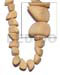 Wood Beads Wooden Components Jewelry Nat. White Wood Chunk Nuggets 14mmx17mmx22mm