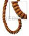 Wood Beads Wooden Components Jewelry Bayong Mentos 9mmx16mm