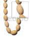 Wood Beads Wooden Components Jewelry Nat. White Wood Oval 21mmx31mm