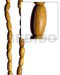 Wood Beads Wooden Components Jewelry Nangka Oval 10mmx25mm