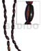 Wood Beads Wooden Components Jewelry Camagong Tiger Football 21mmx8mm